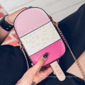 2017 fashion child school bag /cute kids bags for woman purse rose pink frozen sucker